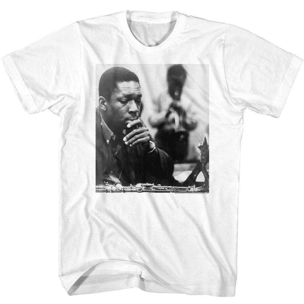 John Coltrane Jazz Saxophonist Contemplative Photo Men T Shirt M