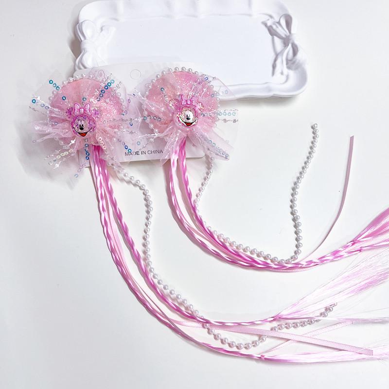 Frozen Elsa Hair Clips - No Damage Hair Bows for Girls