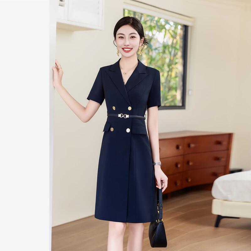 Women's Double-Breasted Blazer Dress