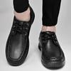 Fashion Men Genuine Leather Shoes Lace Up Oxfords Outdoor Antiskid Sneakers Breathable Casual Shoe Lace-Up Designer Vulcanized Shoes