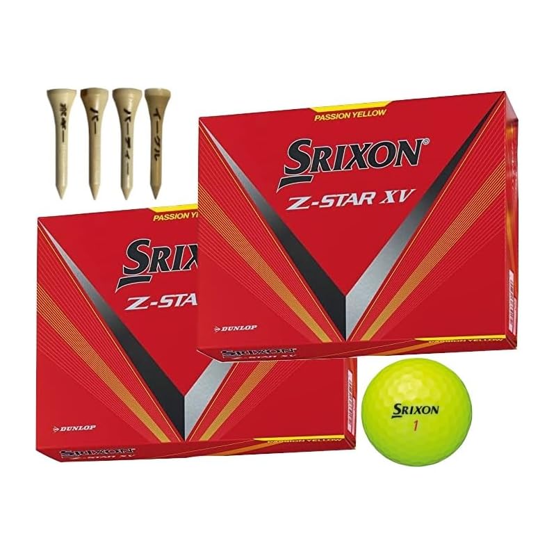 

golf ball 2023 model Z-STAR Z-STARXV 2 dozen With bonus (Z-StarXV_Yellow)