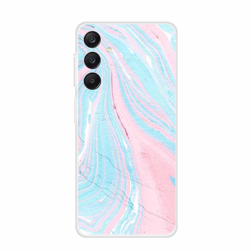 Marble Patterns Phone Case for Samsung A25 Soft Transparent TPU Clear Cover for Samsung Galaxy A 25 Protective Silicone Shell