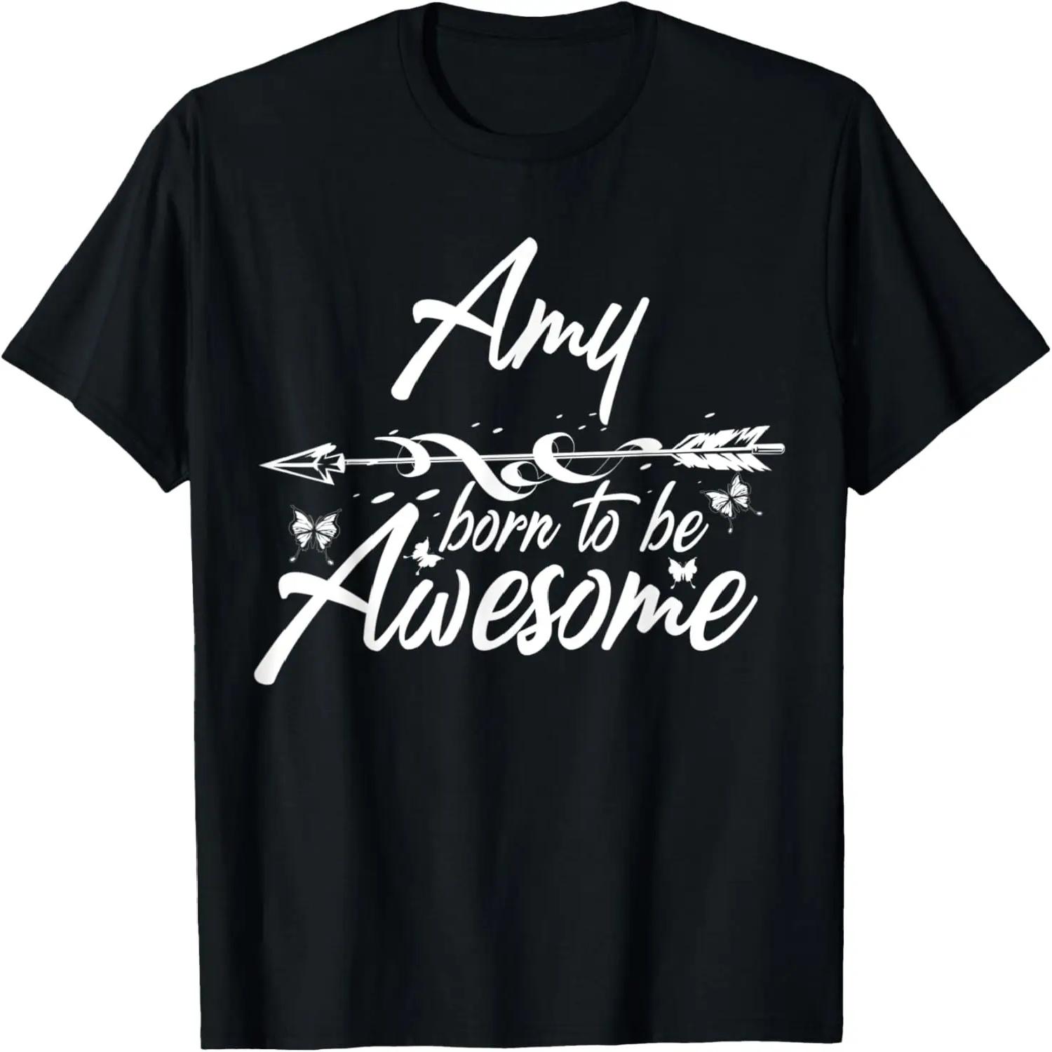 

AMY Gift Name Funny Personalized Women Birthday Joke Idea T-Shirt S чёрный