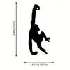 Adhesive Animal Wall Hooks Cute Monkey Cat Design Removable Waterproof Home Organization