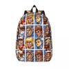 Defeated Portraits Super Street Fighter Backpack Daypack Large Capacity Children BookBag School Bag Shoulder Bags for Men Women