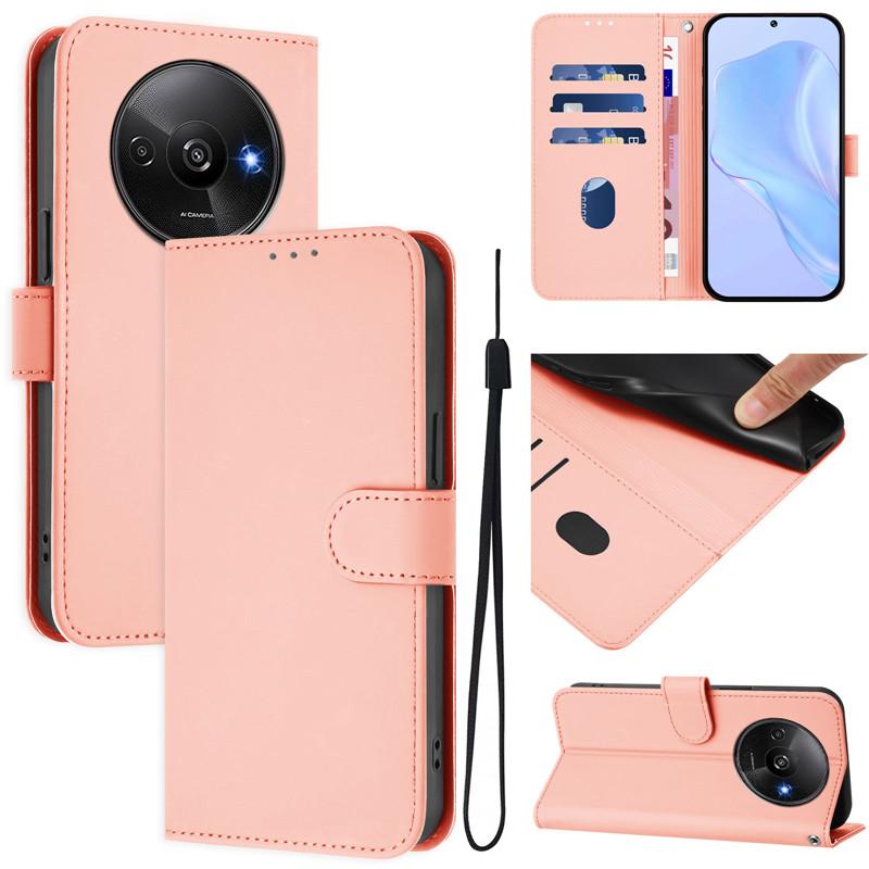 Luxus Flip Lederhülle Für Redmi A3X A3 X 4G Flip Cover auf Für Xiaomi Redmi A3 Pro Turbo 3 5G Brieftasche Taschen Blumenhüllen Schale