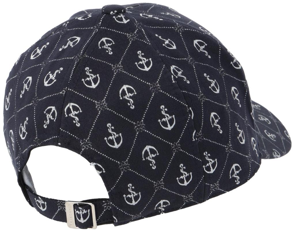 [St. Andrews] Unisex Cap (Marine Pattern, Size Adjustable)  Golf Hat  042-4187301 120Navy FR