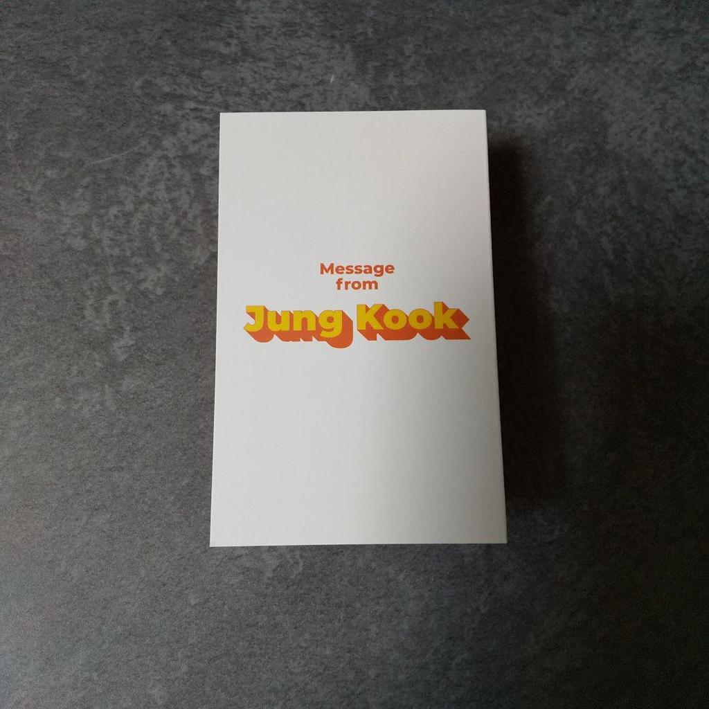 [USED] BTS Korean Edition BUTTER Bonus: 2-piece Folded Message Card & Photo Card