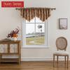 1PC Nuan Series Luxury Jacquard Curtain Head Beads Decorative Window Valance for Living Room Bedroom Home Decor