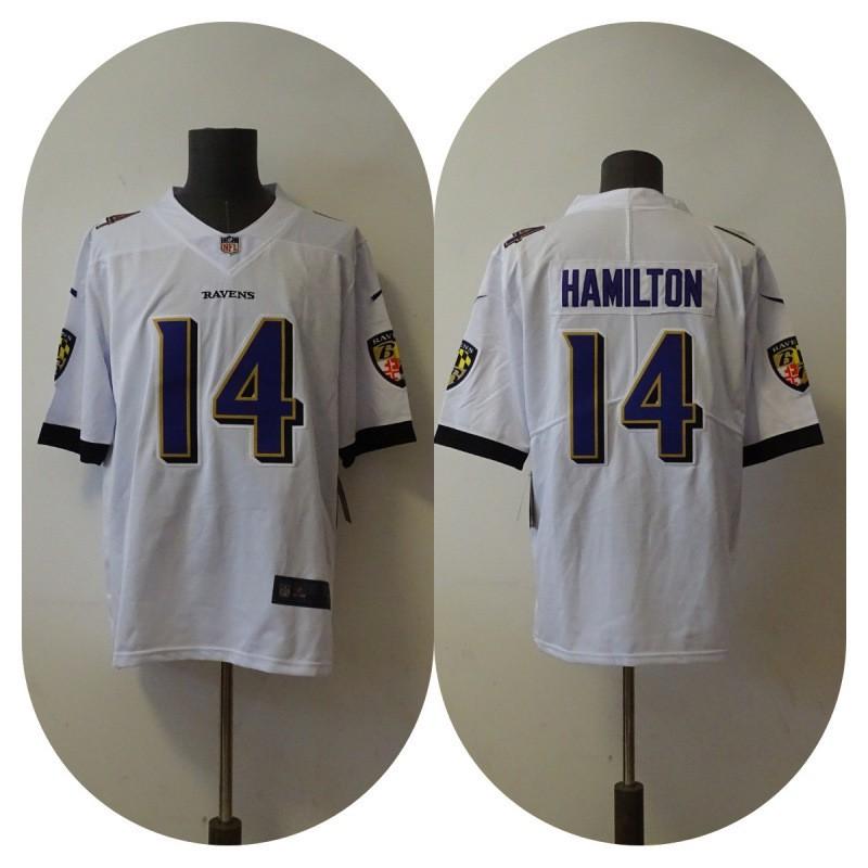 2026 NFL Short Sleeve Jersey Baltimore Ravens Second Generation Embroidered Football
