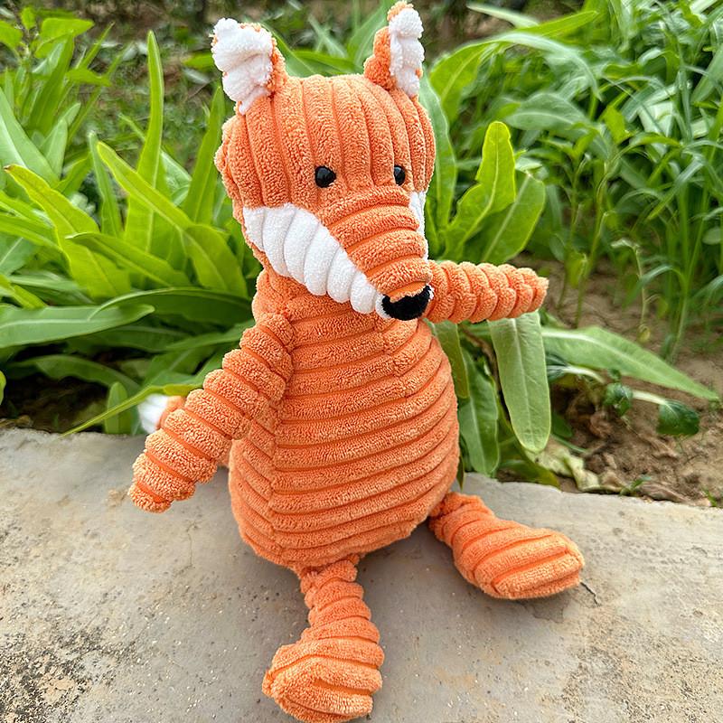 Fox Animal Soft Plush Toy With Pp Cotton For Kids Room Decor And Comfort Gift