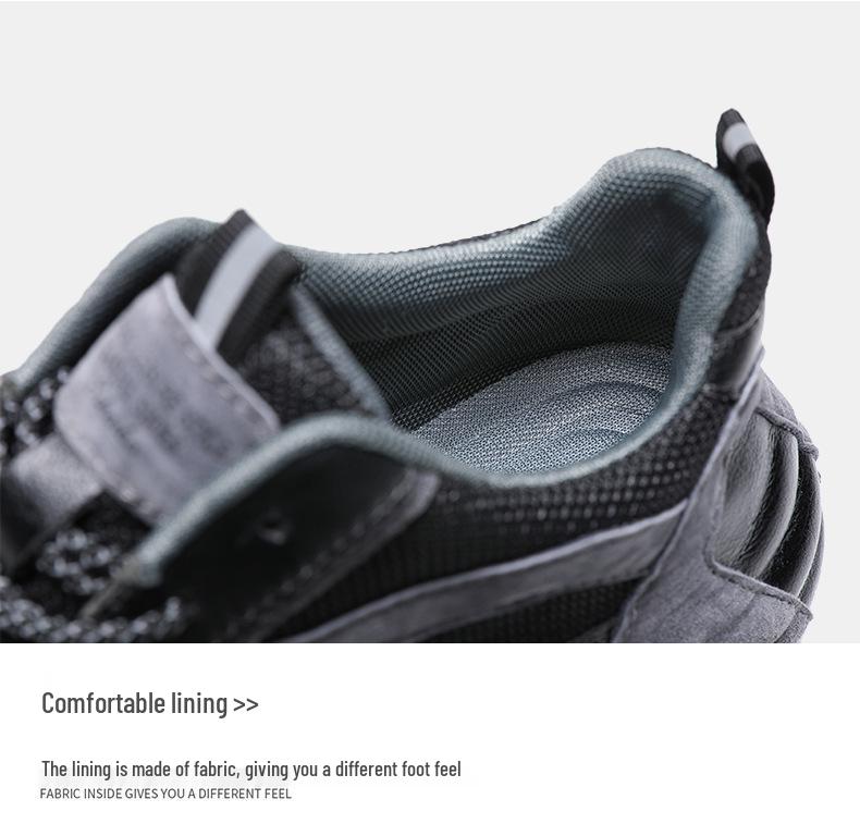 Men's Trendy Korean Style Breathable Dad Shoes with Vulcanized Thick Sole and Hidden Heel for All Seasons