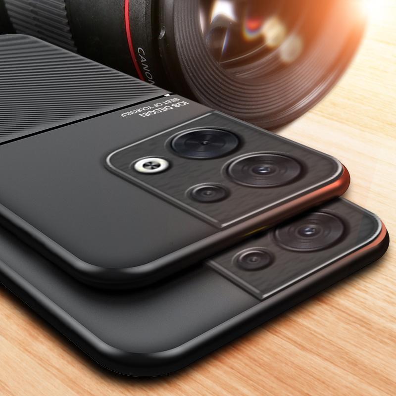 Für Hülle Oppo Reno 8 Hülle PU Weichleder Magnetische Autohalterungsplatte Handyhülle Für Oppo Reno 8 Pro Reno8 Pro+ Plus 5G Rückseite