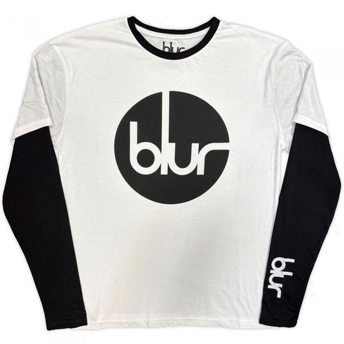 Blur Unisex Adult Circle Logo Layered Long-Sleeved T-Shirt
