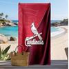 St. Louis Cardinals Print Beach Towel Soft Portable Quick?dry Towel For Pool Summer Vacation Outdoor Sport