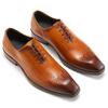 Fashion High Quality Handmade Comfortable Casual Wearing-Resist Lace Up Genuine Leather Oxford Dress Shoes for Men Business Office