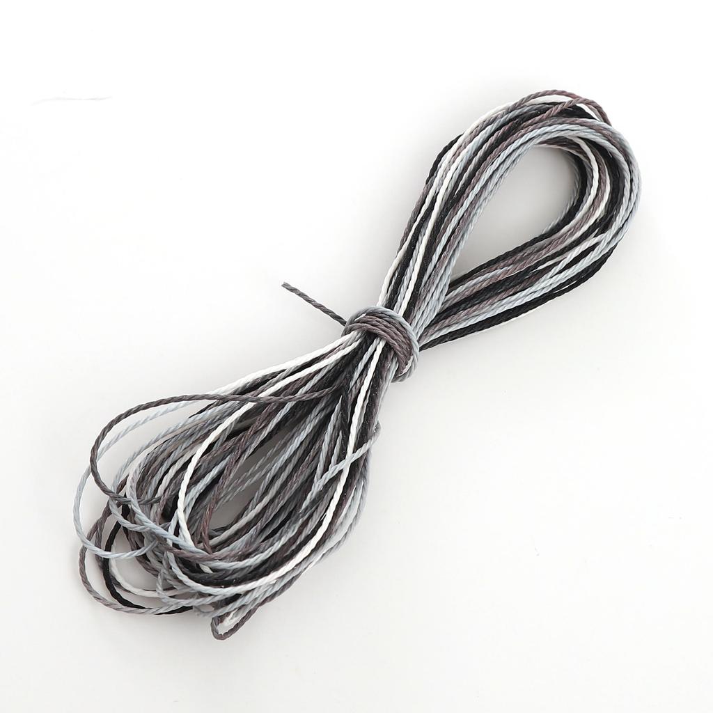 10 meter lærlinje vokset snor bomullstråd snor stropp halskjede tau for smykkefremstilling DIY armbånd rekvisitter