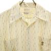 70s Vintage open collar Striped Pattern Short sleeve Open collar shirt M Men's Used