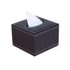 JNL European Style Leather Square Tissue Box