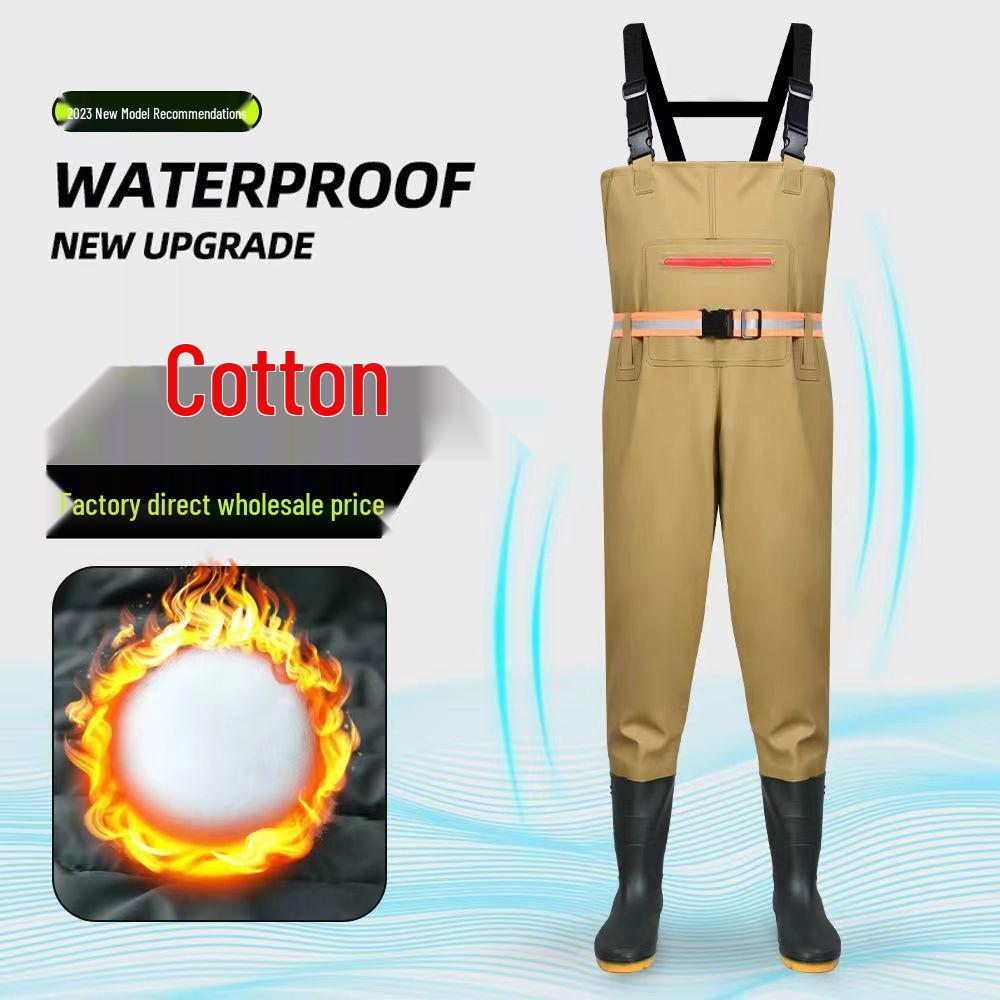 Waterproof Winter Fishing Pants with Warmth, Waders, and Boots