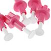 5Pcs Plastic Cookie Cutter Cake Mold Star Button Plum Heart Biscuit Sugarcraft