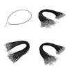 100Pcs Wax Line Necklace Pendant Charms Cord Beads String Lobster Strap Rope Diy