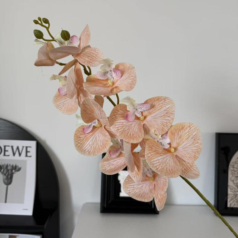 Künstliche Schmetterlingsorchidee Kunstblumen für Heimdeko Wohnzimmer Hotel Fenster Hochzeitsarrangement