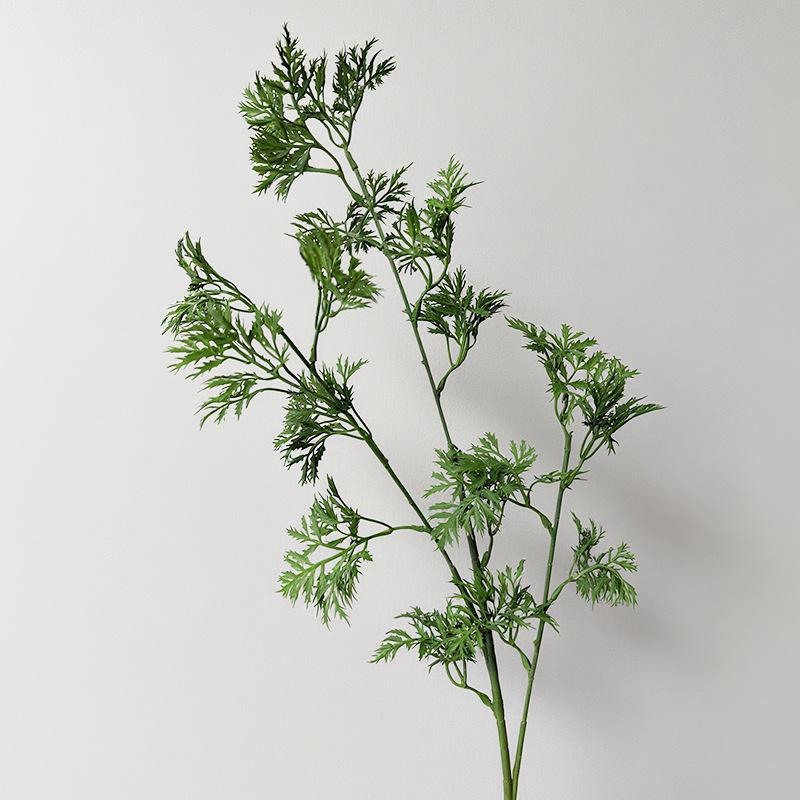 Realistic Fortune Tree Leaf Bunch - Artificial Green Plant Decoration for Indoor Landscaping and Photography Props