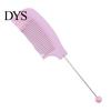 Hair Styling Comb DIY Beaded Comb, Fine Teeth Rat Tail Customizable with Blank Bar, Plastic Detangling for Men Women Stylist