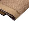 Gucci 231839 W Hook Wallet  Diamante Leather Purse Beige Leather Women Used