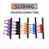 5pcs/Set Carp Fishing Sliding Dacron Connectors Pre-Formed Loop For Easy Sliding Onto Elastic And Pole Rig Line For Fishing Tackle