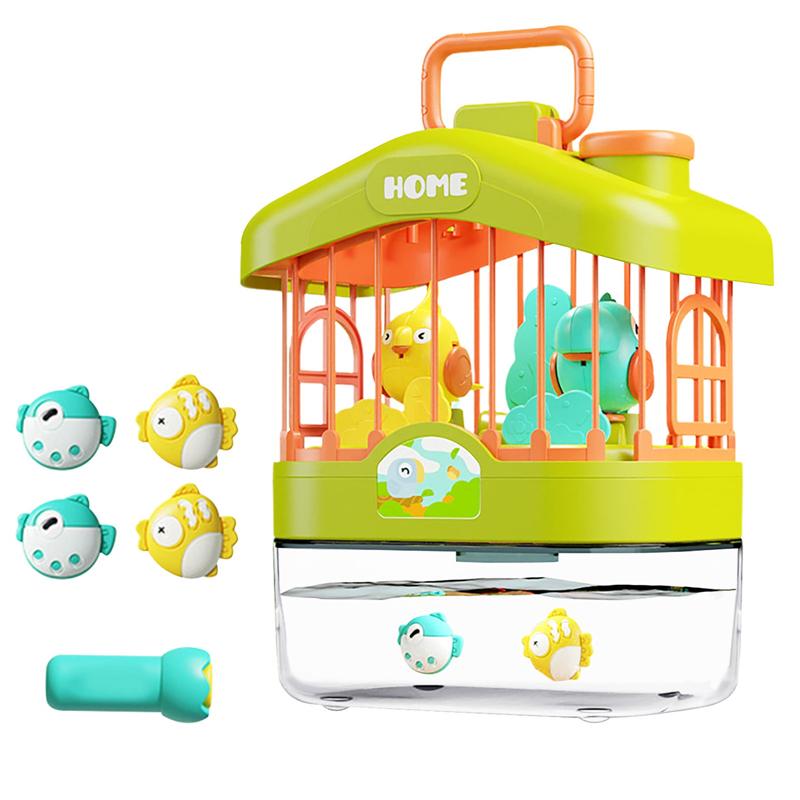 

Early Education Interactive Talking Birds Birdcage Plaything Simulation Lights Bird Kids Musical Plaything Fish Ideal For Child Playtime