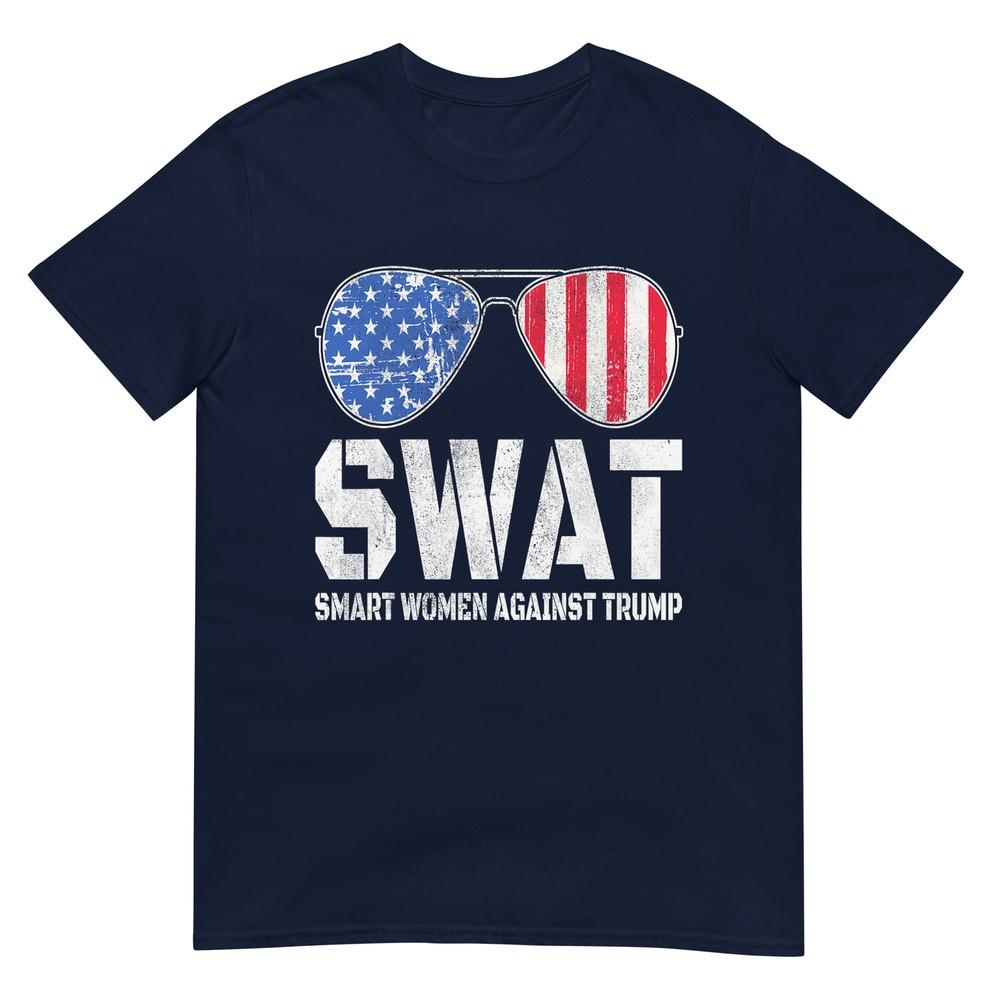 Swat Smart Unisex Against Trump Funny Antitrump 2024 Tshirt S