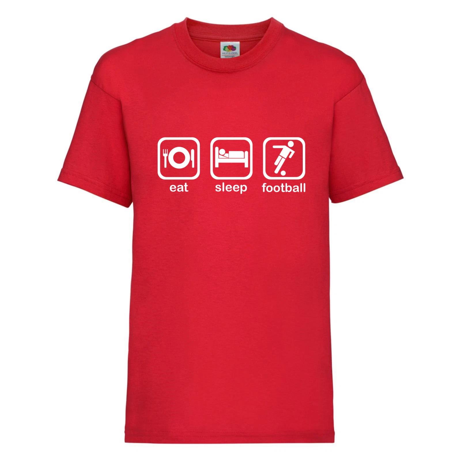 Eat, Sleep, Football Kids T-Shirt - Football Fan, Player, Birthday Gift M