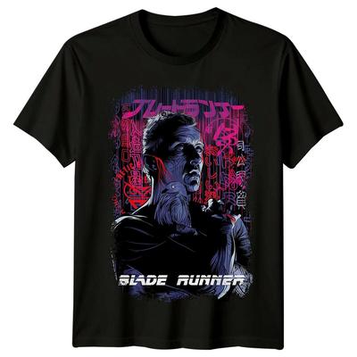 Klingenläufer (1983) Vom Filmposter inspiriertes T-Shirt Retro 80er Jahre T-Shirt Unisex