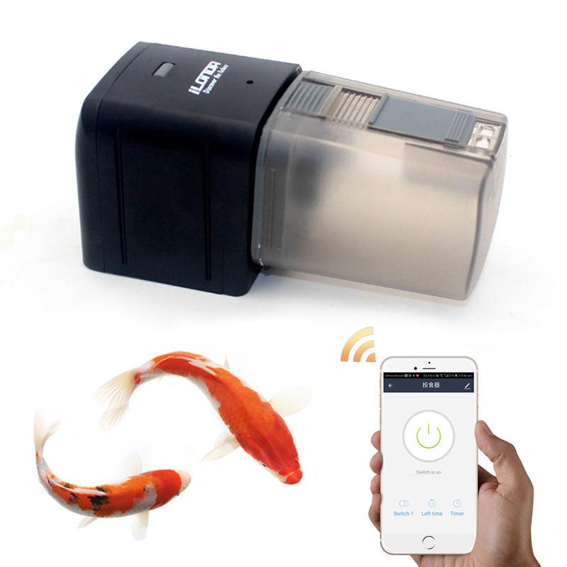 remote fish feeder