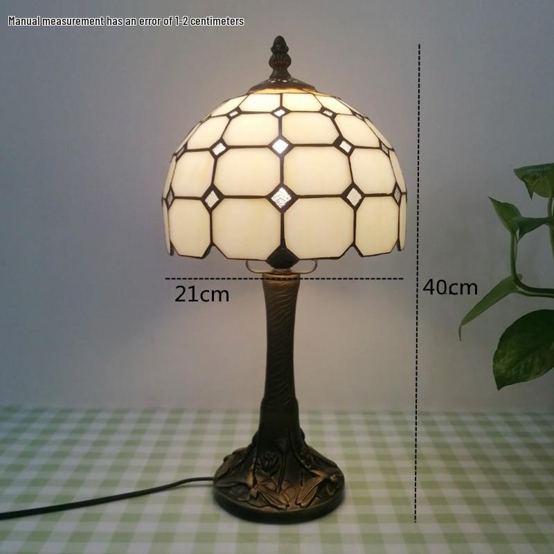 Tiffany Style Desk Lamp for Bedroom, Living Room, or Children's Room Night Light