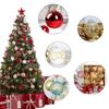 9PCS/Box Colorful Christmas Tree Pendant 8cm Electroplated Ball Christmas Ball  Party