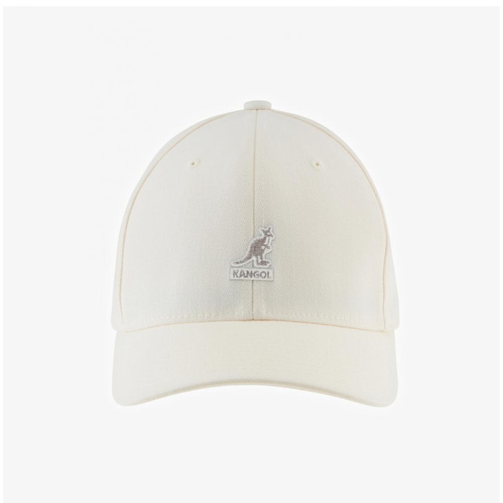 Kangol 8650bc White Flex Fit Wool Ball Cap