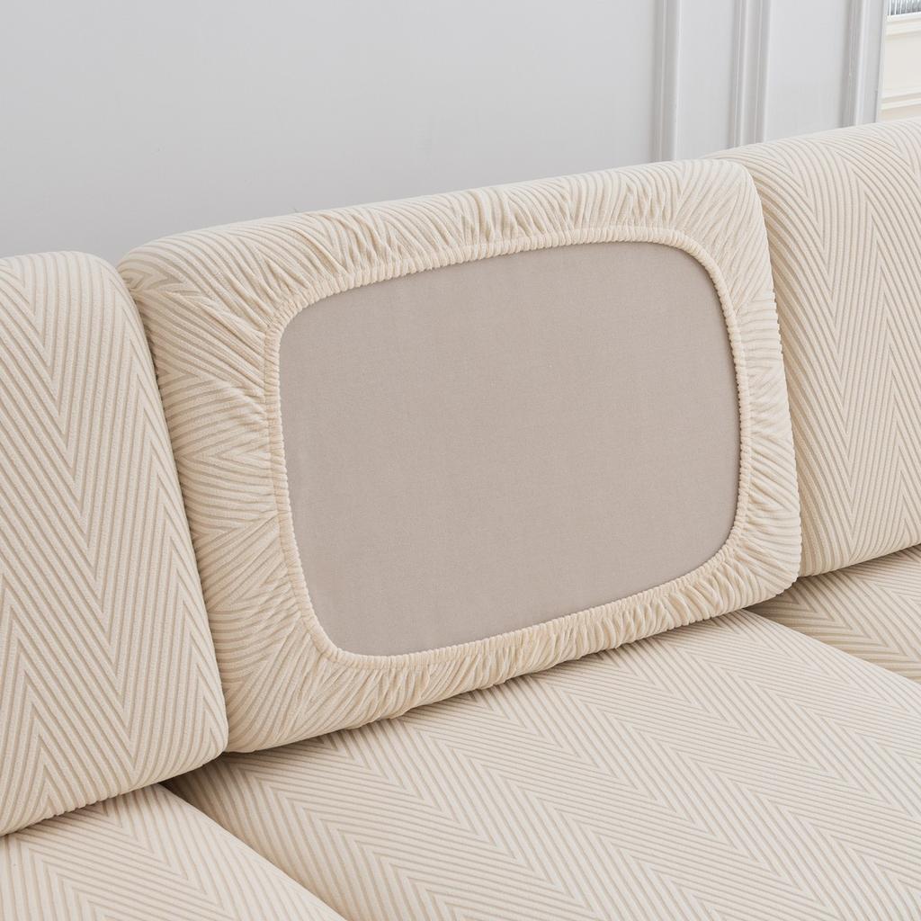 1pc Jacquard Sofa Seat Cover Elastic Thicken Sofa Couch Cover for Sofa Covers Protector Anti-dust Removable Sofa Cushion Cover