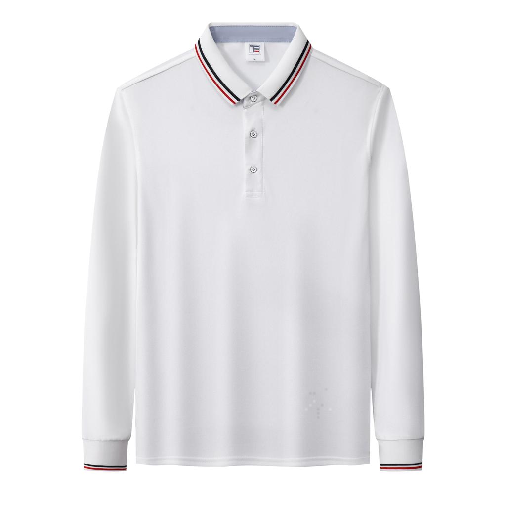 Men'S Polo Shirt Business Casual Long Sleeve T-Shirt Summer Autumn Hot Selling High-Quality Breathable Comfortable Fashion Top