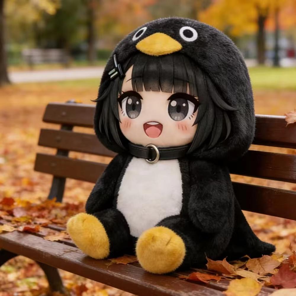 25cm Cute Gugu Gaga Plush Toy Movie Stuffed Animals Soft Stuffed Penguin Gugugaga With Sound Dolls Fans Birthday Gifts Kids Toys