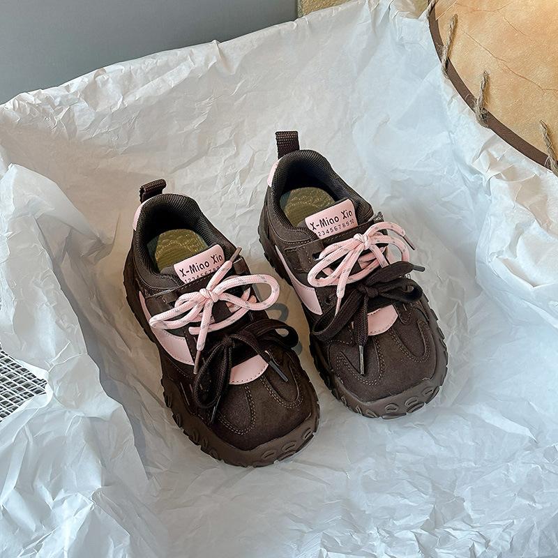 Children's Sports Shoes Single Shoes Spring and Autumn Sports Shoes 2025 New Casual Shoes Girls Running Shoes Boys Forrest Gump Shoes