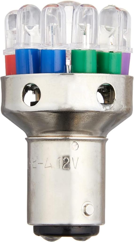 Matsushima Eleven Beam Aurora Reverse Rotation 12V Double Base BAY15D EB672AR M&H (Counterclockwise)