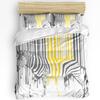 Nordic Zebra Animal White Duvet Cover with Pillow Case Custom 3pcs Bedding Set Quilt Cover Double Bed Home Textile