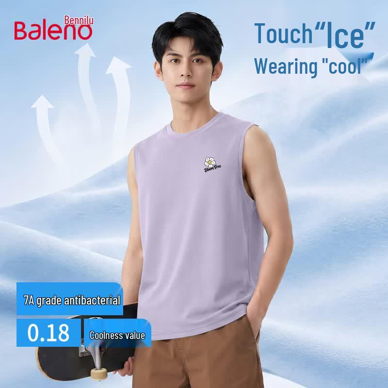 

Baleno Men s Cool-Feel Graffiti Print Vest XL