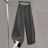 Women's High-Waist Drawstring Fleece-Lined Casual Pants