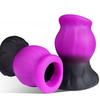 Liquid Silicone Hollow Anal Plug - Open Center Butt Plug for Anal Expansion & Inspection, Manual Anal Dilation Toy for BDSM Adult