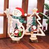 Rustic Christmas Snowflake Wooden Decor Cute Merry Christmas Decoration  Home Decoration