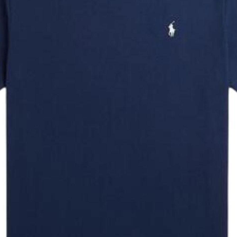 Polo Ralph Lauren Logo Embroidered Crew Neck Pullover Straight Fit Short Sleeve T-Shirt Men Tops Blue MNPOTSH1N822532410